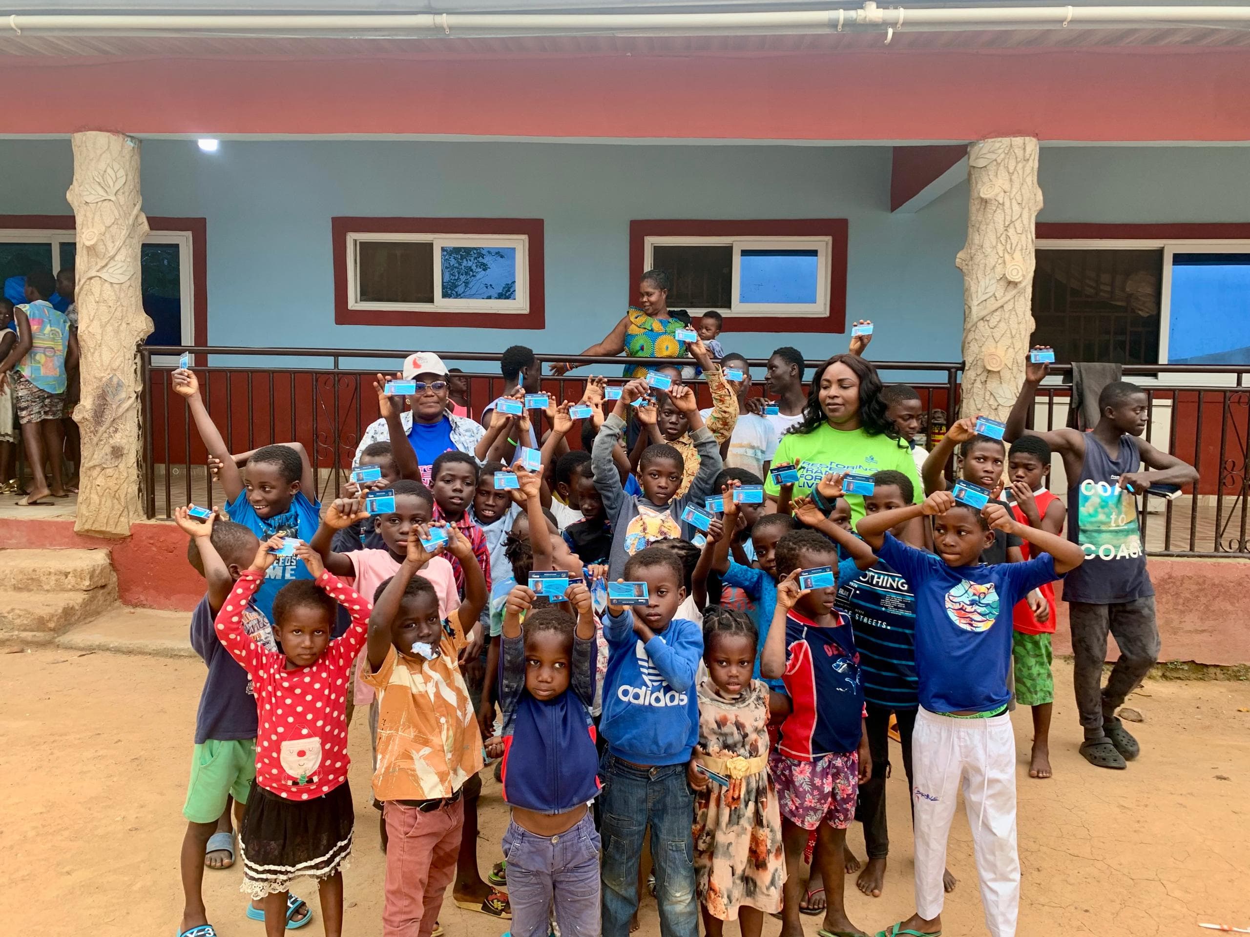 MaryMaud Foundation Provides National Health Insurance Cards for the Children